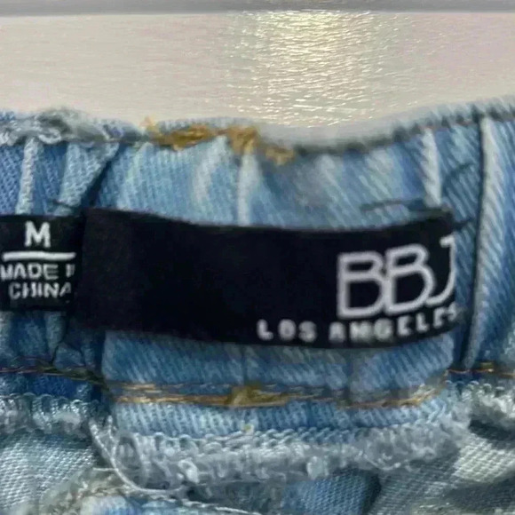 BBJ Los Angeles Hayley drawstring blue jean joggers size medium. - Picture 8 of 11